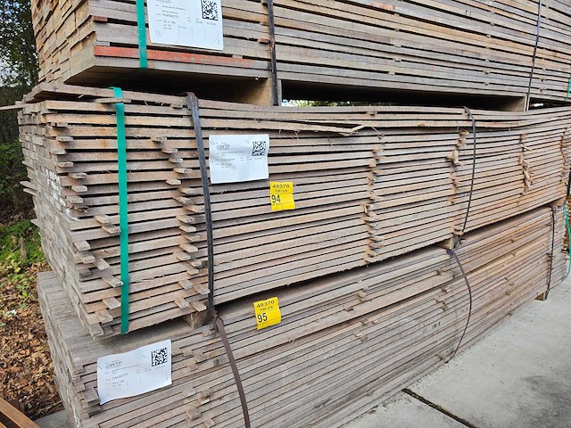 Guyana teak beschoeiingsplanken 3500x100x20mm (207x) - afbeelding 4 van  4