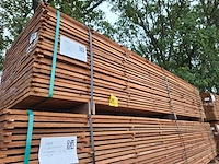 Guyana teak beschoeiingsplanken 3500x100x20mm (207x) - afbeelding 4 van  4