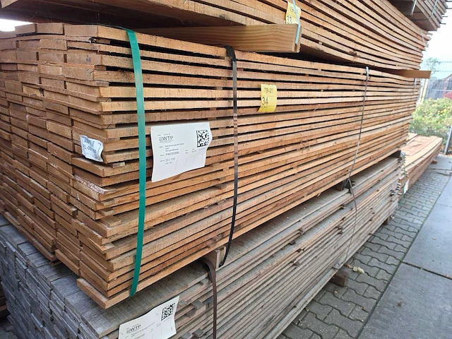 Guyana teak beschoeiingsplanken 3500x150x20mm (138x) - afbeelding 4 van  4