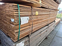 Guyana teak beschoeiingsplanken 3500x150x20mm (138x) - afbeelding 4 van  4