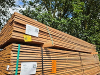 Guyana teak beschoeiingsplanken 3500x150x20mm (72x) - afbeelding 4 van  4