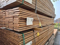Guyana teak beschoeiingsplanken 3500x150x20mm (72x) - afbeelding 4 van  4