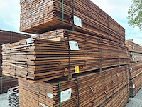 Guyana teak beschoeiingsplanken 4000-4500x150x20mm (138x) - afbeelding 4 van  4