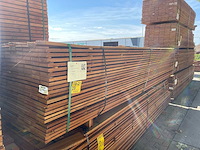 Guyana teak beschoeiingsplanken 4000x100x20mm (230x) - afbeelding 4 van  4