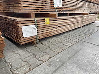 Guyana teak beschoeiingsplanken 4000x100x20mm (99x) - afbeelding 4 van  4