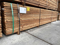 Guyana teak beschoeiingsplanken 4000x150x20mm (138x) - afbeelding 4 van  4