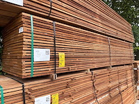 Guyana teak beschoeiingsplanken 4000x150x20mm (66x) - afbeelding 4 van  4