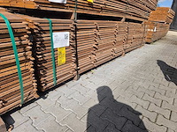 Guyana teak beschoeiingsplanken 4000x150x20mm (69x) - afbeelding 4 van  4