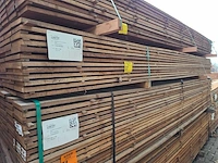 Guyana teak beschoeiingsplanken 4000x150x20mm (72x) - afbeelding 4 van  4