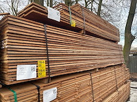 Guyana teak beschoeiingsplanken 4000x200x20mm (58x) - afbeelding 4 van  4