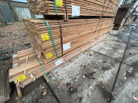 Guyana teak beschoeiingsplanken 4500x100x20mm (104x) - afbeelding 4 van  4