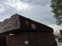 Guyana teak beschoeiingsplanken 4500x100x20mm (115x) - afbeelding 4 van  4