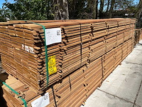 Guyana teak beschoeiingsplanken 4500x150x20mm (66x) - afbeelding 4 van  4
