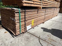 Guyana teak beschoeiingsplanken 4500x150x20mm (66x) - afbeelding 4 van  4