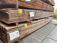 Guyana teak beschoeiingsplanken 4500x150x20mm (66x) - afbeelding 4 van  4