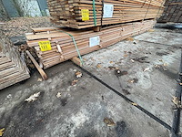 Guyana teak beschoeiingsplanken 4500x150x20mm (69x) - afbeelding 4 van  4