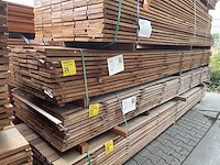 Guyana teak beschoeiingsplanken 4500x150x20mm (69x) - afbeelding 4 van  4