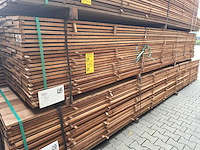 Guyana teak beschoeiingsplanken 4500x150x20mm (69x) - afbeelding 3 van  4