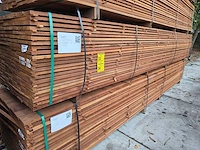 Guyana teak beschoeiingsplanken 5000x100x20mm (107x) - afbeelding 4 van  4