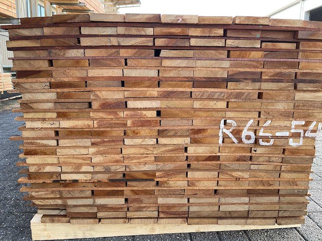 Guyana teak beschoeiingsplanken 5000x100x20mm (110x) - afbeelding 4 van  4