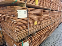 Guyana teak beschoeiingsplanken 5000x150x20mm (138x) - afbeelding 3 van  4