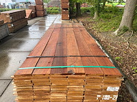 Guyana teak beschoeiingsplanken 5000x150x20mm (69x) - afbeelding 1 van  4