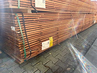Guyana teak beschoeiingsplanken 5000x150x20mm (69x) - afbeelding 4 van  4