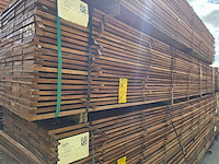 Guyana teak beschoeiingsplanken 5000x150x20mm (69x) - afbeelding 4 van  4