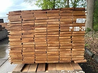 Guyana teak beschoeiingsplanken 5000x150x20mm (69x) - afbeelding 3 van  4