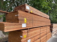 Guyana teak beschoeiingsplanken 5500x100x20mm (81x) - afbeelding 4 van  4