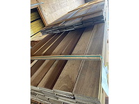 Guyana teak country grade planken geschaafd 3000-4000x140x18mm (138x) - afbeelding 3 van  3