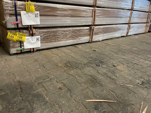 Guyana teak dekdelen geschaafd gevingerlast 4000x120x21mm (48x) - afbeelding 4 van  4