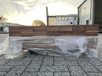 Guyana teak dekdelen geschaafd gevingerlast 4000x145x21mm (42x) - afbeelding 2 van  4