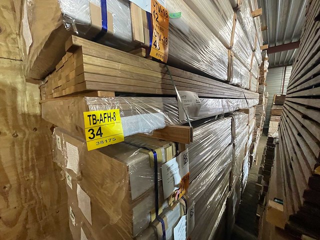 Guyana teak dekdelen gevingerlast 4000x70x21mm (167x) - afbeelding 4 van  4