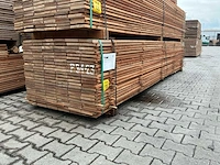 Guyana teak hardhouten beschoeiingsplanken 4000x150x20mm (138x) - afbeelding 1 van  1