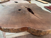 Guyana teak houten schijf 1000mm - afbeelding 1 van  3