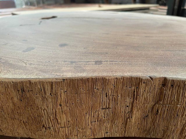 Guyana teak houten schijf 1000mm - afbeelding 3 van  3