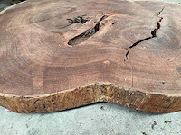 Guyana teak houten schijf 1300mm - afbeelding 1 van  3