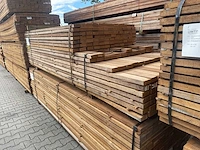 Guyana teak latten fijnbezaagd 2150-3050x80x31mm (204x) - afbeelding 2 van  3