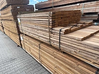 Guyana teak latten fijnbezaagd 2150-3050x80x31mm (204x) - afbeelding 3 van  3