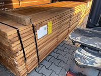Guyana teak latten fijnbezaagd 3050x50x31mm (162x) - afbeelding 2 van  3