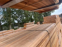 Guyana teak latten fijnbezaagd 3050x80x31mm (96x)