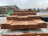 Guyana teak latten geschaafd 1250-2150x40x27mm (292x) - afbeelding 3 van  3