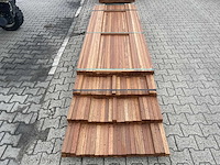 Guyana teak latten geschaafd 2450-3350x40x27mm (196x)