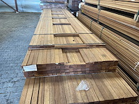 Guyana teak latten geschaafd 3350-3650x40x27mm (213x) - afbeelding 1 van  3