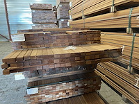 Guyana teak latten geschaafd 3350-3650x40x27mm (213x) - afbeelding 3 van  3