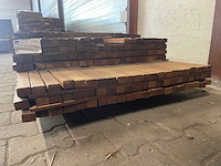 Guyana teak latten geschaafd 3350-3950x40x27mm (279x) - afbeelding 3 van  3
