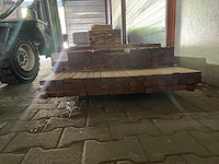 Guyana teak latten geschaafd 3350-3950x40x27mm (279x) - afbeelding 3 van  3