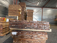 Guyana teak latten geschaafd 3350x40x27mm (159x) - afbeelding 3 van  3