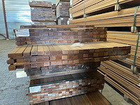 Guyana teak latten geschaafd 3950x40x27mm (66x) - afbeelding 3 van  3